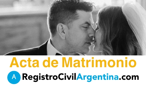 Solicitud de Acta de Matrimonio