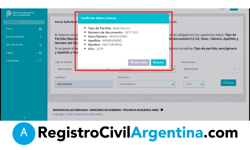 Paso 5 - Confirma que los datos que llenaste son los correctos
