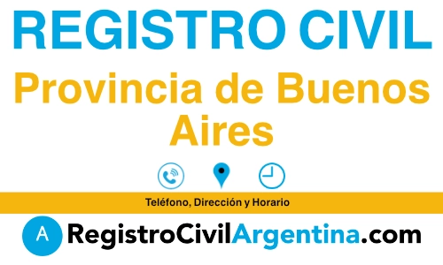 Registro Civil Buenos Aires horario direccion telefono
